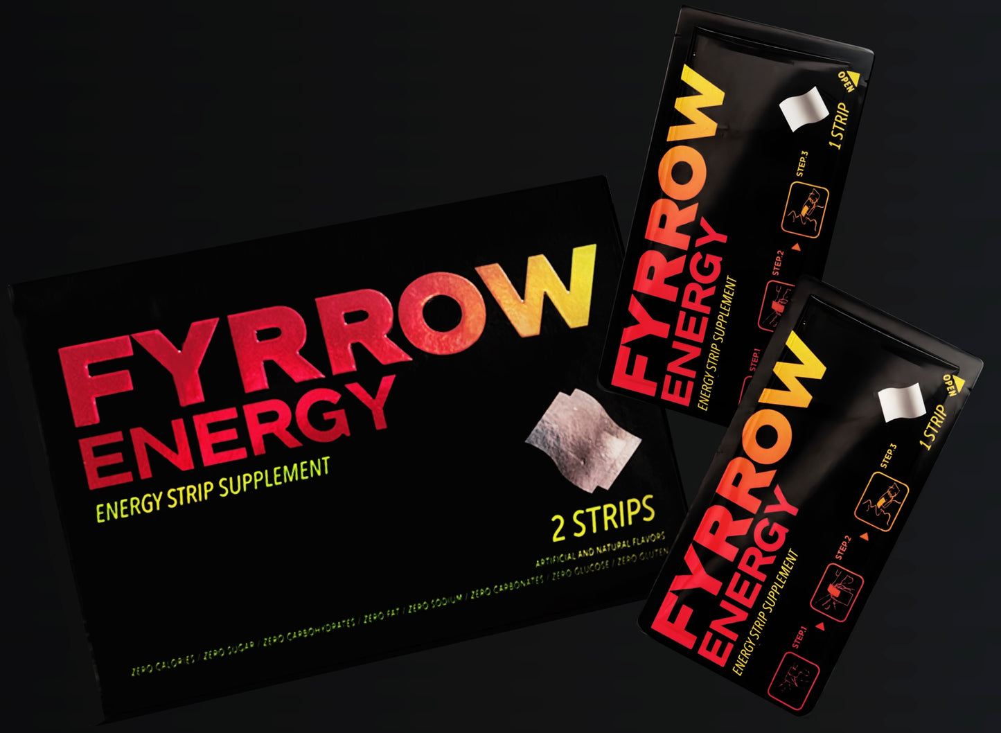 Fyrrow Energy Promo 2 Strips Box Sample
